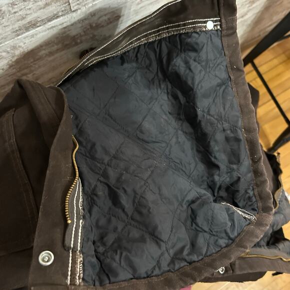 Carhartt Sandstone Quilted Lined Coveralls Womens XL (16/18) Insulated Workwear - Picture 5 of 10